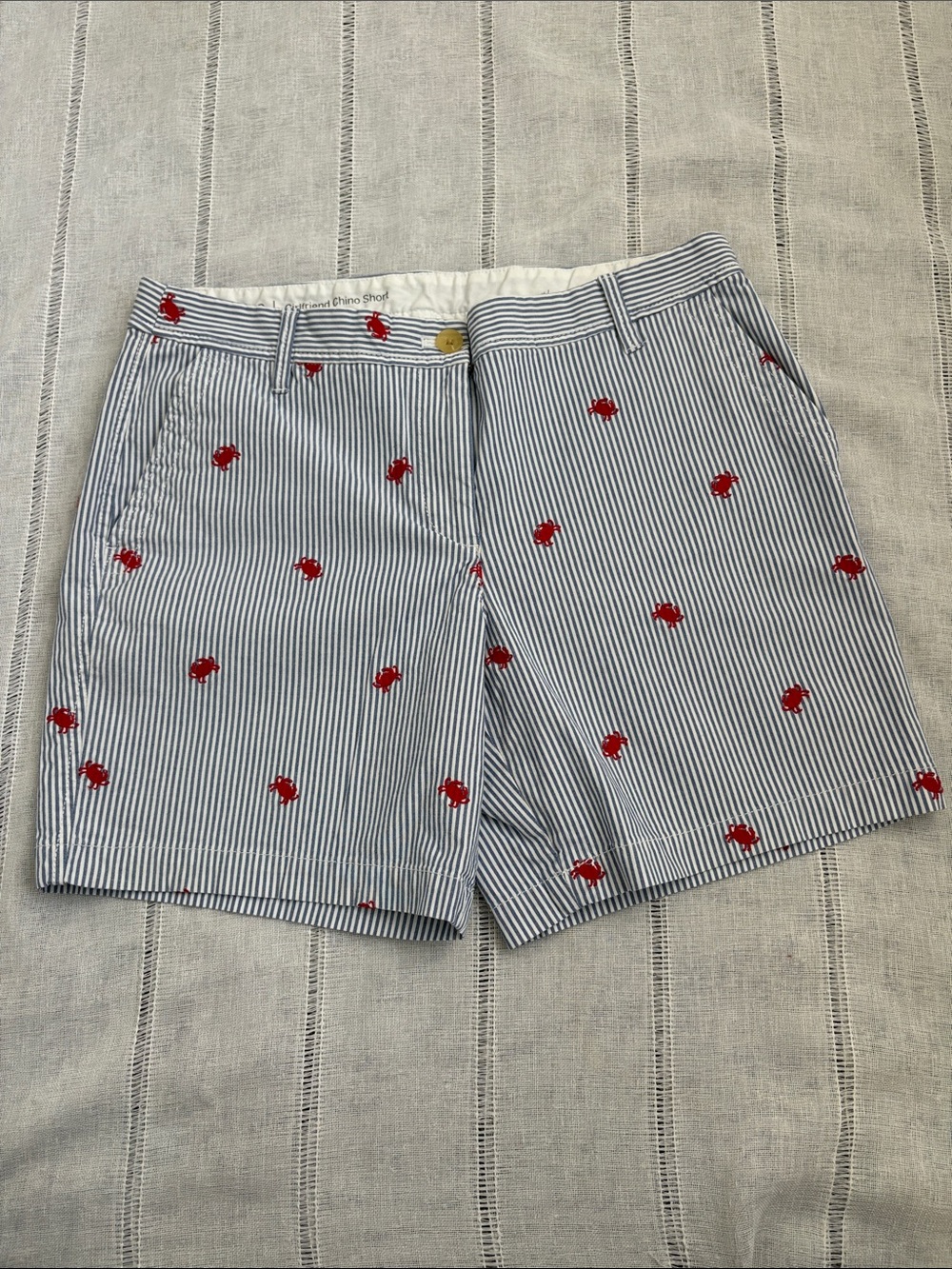 Talbots 7" CRAB GIRLFRIEND CHINO SHORT